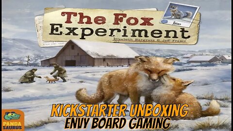 The Fox Experiment Kickstarter Unboxing