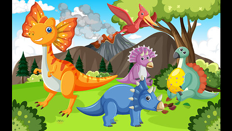 Jurassic Dinosaur 🟡 - Educational Dinosaur Games For Kids | Kids Learning | KidzCarnival