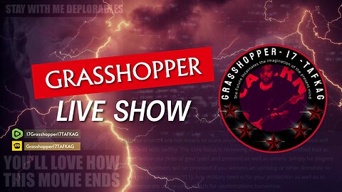 A Brand New Grasshopper Saturday Decode Show that'll Blow Your Socks Off!!!