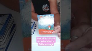 Daily Abraham Hicks Message #tarot #daily #shorts