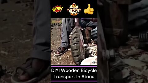 African Bike Invention | DIY Logistics #africa #shorts