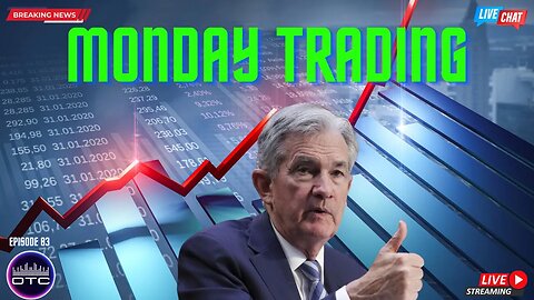 Monday Trading and Analysis, Live Options Trading, Breaking News and Interactive Chat #stockmarket