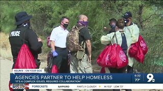 Multiple Tucson agencies partner to help provide resources to homeless