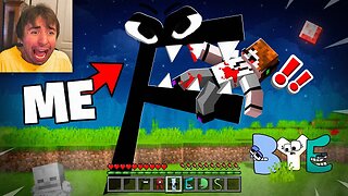 Trolling With ALPHABET LORE in Minecraft!