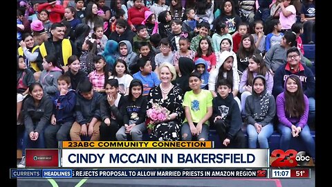 Cindy McCain speaks in Bakersfield