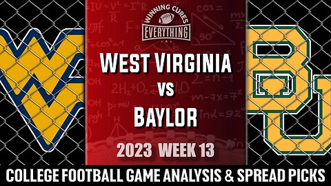 West Virginia vs Baylor Picks & Prediction Against the Spread 2023 College Football Analysis
