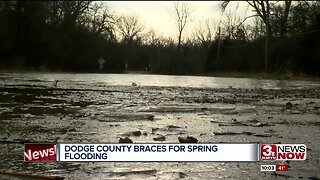 Dodge County closes road due to flooding