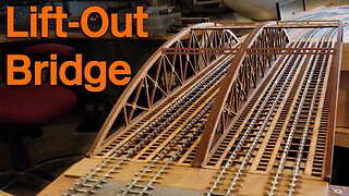 Model Railway Construction: Laying track across the lift-out bridge