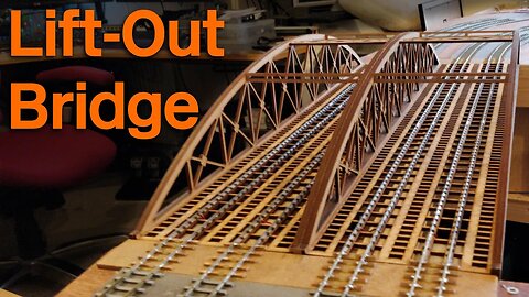 Model Railway Construction: Laying track across the lift-out bridge