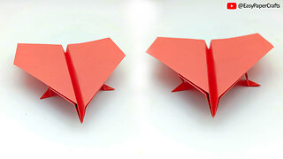 How to Make a Paper Airplane Step by Step | Best Origami Plane | Easy Paper Crafts Without Glue