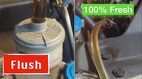 Heavy Steering? Simple steps to replace 100% PS fluid on a Honda