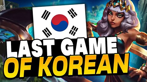 Last game of Korean SoloQ...