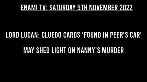 Lord Lucan: Cluedo cards ‘found in peer’s car’ may shed light on nanny’s murder