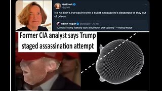 Former CIA suggest Trump setup own assassination attempt
