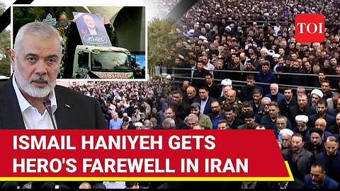 'Death To Israel': Iran Supreme Leader's Emotional Farewell To Haniyeh; Thousands Attend Funeral