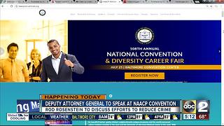 Deputy AG Rosenstein to address NAACP convention