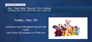 Fill The Fire Truck toy drive today