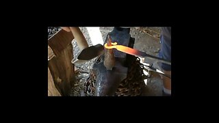 forging a one piece spatula #blacksmithing