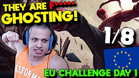 Tyler1 Ghosted in EU For The First Time - EU Challenge