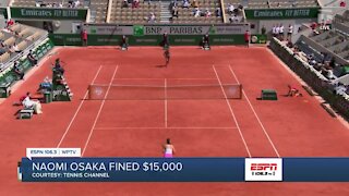 Naomi Osaka fined $15K for skipping French Open media interviews
