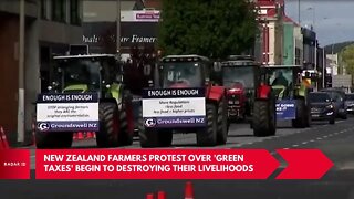 New Zealand farmers protest over 'green taxes' begin to destroying their livelihoods and businesses