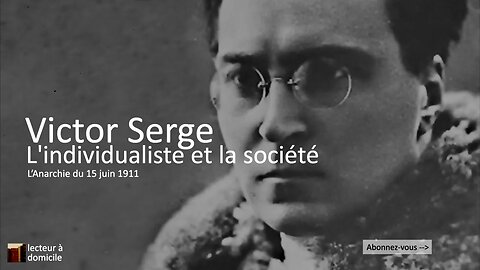 L’Individualiste et la Société (Victor Serge)