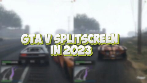WE DID A RACE, AND THIS IS WHAT HAPPENED - GTA V SPLITSCREEN IN 2023