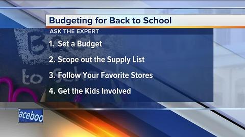 Ask the Expert: Back to school finances