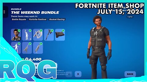 THE WEEKND IS BACK. AGAIN. FORTNITE ITEM SHOP (July 15, 2024)