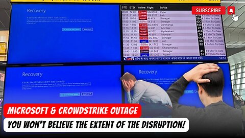 Microsoft & CrowdStrike OUTAGE: Global Business DISRUPTED by Software GLITCH!