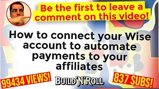 How to connect your Wise account to automate payments to your affiliates