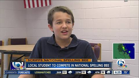 Local student to compete in National Spelling Bee