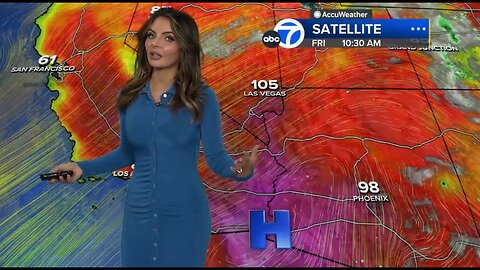 Brianna Ruffalo predicts a cooling trend for California.