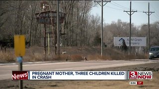 Pregnant mother and children killed in crash
