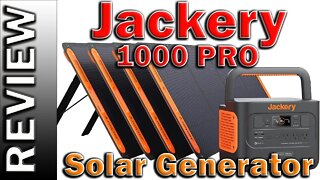 Jackery Solar Generator 1000 PRO 800W 1002Wh Portable Power Station with 4x200W Solar Panels Review