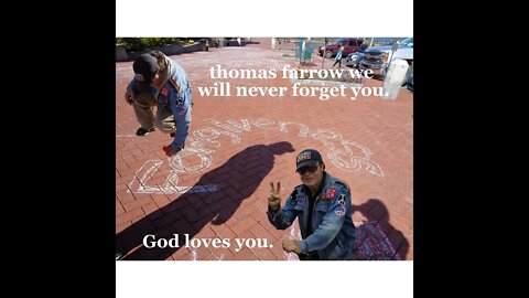 navy veterans thomas farrows last words to me. peace be with you tom i will always love you.