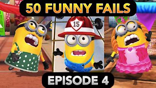 Minion Rush 50 FUNNY FAILS (Episode 4) | The Mall, Prison, Super Silly Fun Land