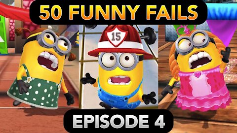 Minion Rush 50 FUNNY FAILS (Episode 4) | The Mall, Prison, Super Silly Fun Land