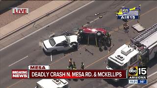 One dead in serious Mesa crash