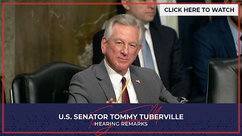Senator Tuberville Condemns VA Re-hiring Incompetent Employees, Using VA Resources For Illegals