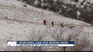 The search for missing hiker continues