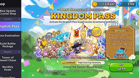 NEW KINGDOM PASS! - Moonlight Season 3 UPDATE! | Cookie Run Kingdom