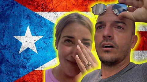 We Cried Coming Here 🥹 - Emotional Cubans react to Puerto Rico