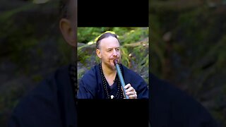 SuiZen * Shakuhachi Japanese Flute Meditation by a Sacred Stream and Waterfall with White Gold Eagle