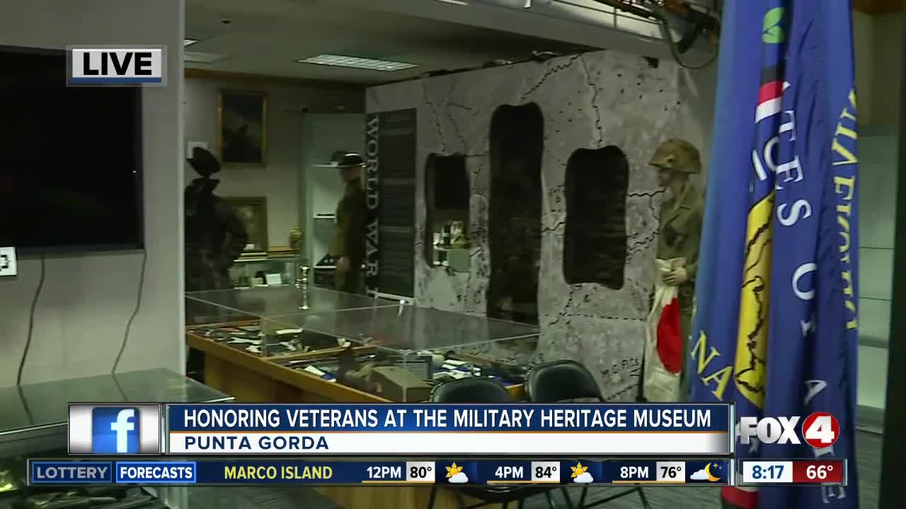 Honoring veterans at the Military Heritage Museum in Punta Gorda