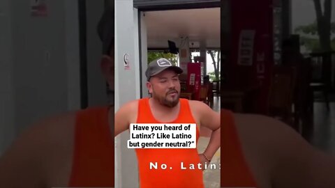 Que es Latinx? Costa Rican man reacts 🤣 #shorts