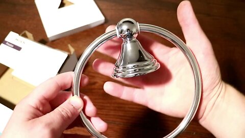 How to install a Moen Preston Towel Ring.