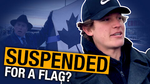 Ontario high school suspends student for flying pro-police flag