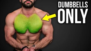 6 MIN Killer CHEST Home Workout (DUMBBELLS ONLY/ NO BENCH!!)