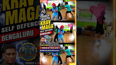 Krav Maga Self Defense (Bangalore) Franklin Joseph for all Men, Women, Teen & Kids #KravMaga #Shorts